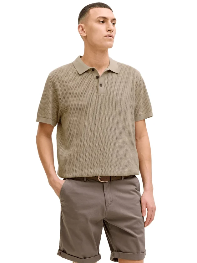 Jjjess Knit Polo Ss