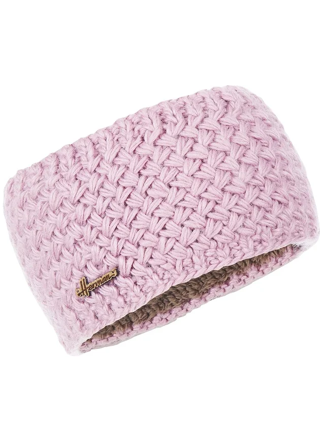 Bandeau En Tricotcroise Uni Double Plush