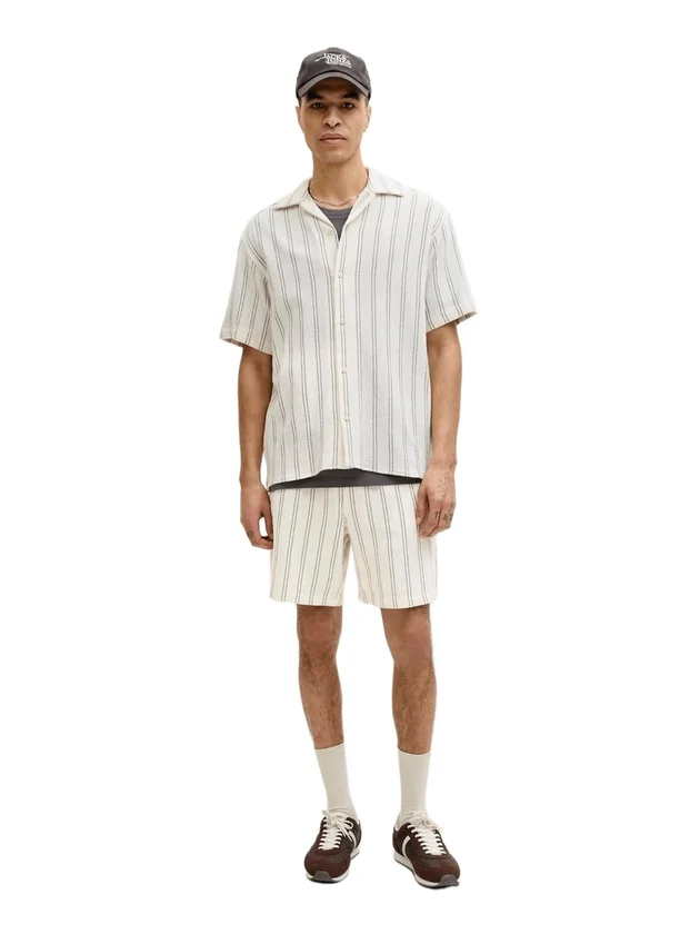 Jaiden Coba Stripe Jog Shorts Reg Ln
