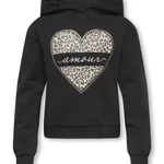 BLACK / PRINT:AMOUR/LEO HEART