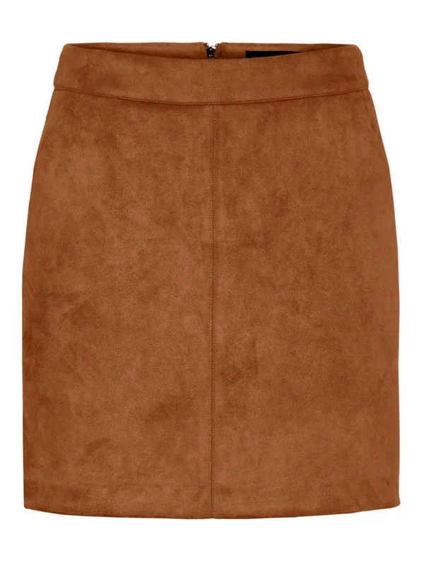 Donnadina Fauxsued Short Skirt