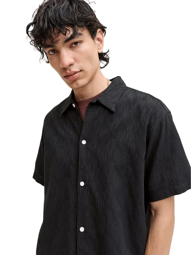 Jormontauk Wavy Texture Shirt SS SN