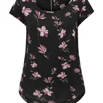 BLACK / AOP:MAGNOLIA