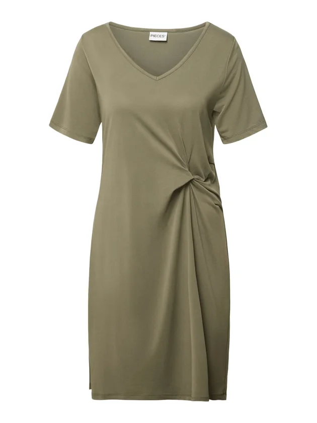 Pcanora V Neck Knot Dress Jrs