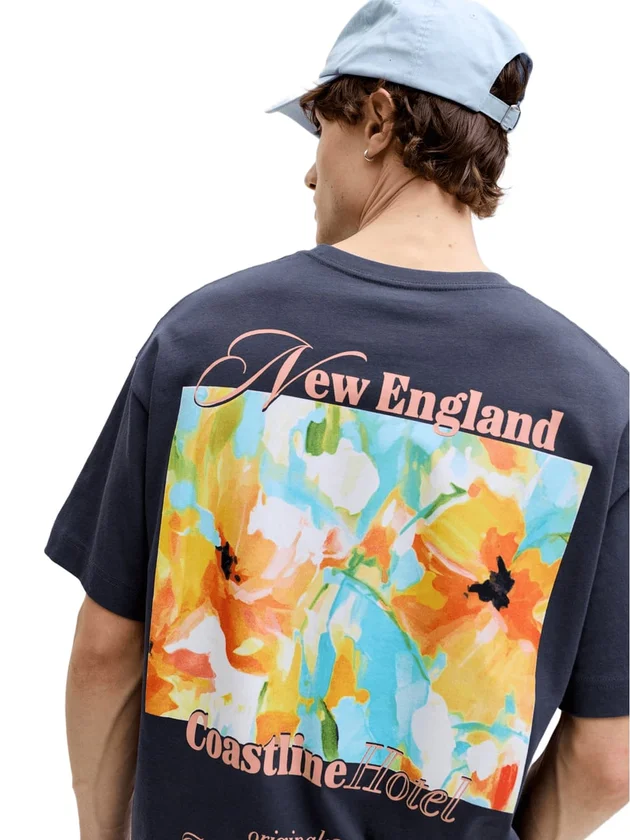 Jormontauk Back Graphic Tee Ss Cn E