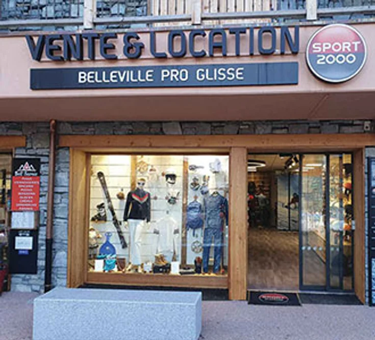 Extérieur du magasin SPORT 2000 SAINT MARTIN DE BELLEVILLE PRO GLISSE