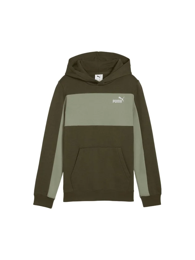 Ess Block Small Logo Hoodie Fl B
