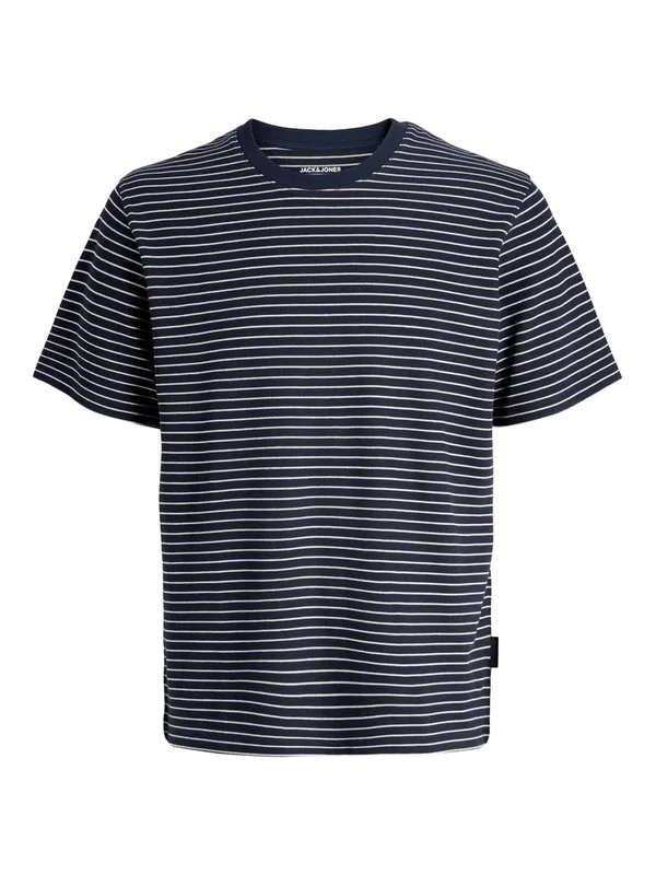 Jjedover Striped Tee Ss Crew Neck Sn