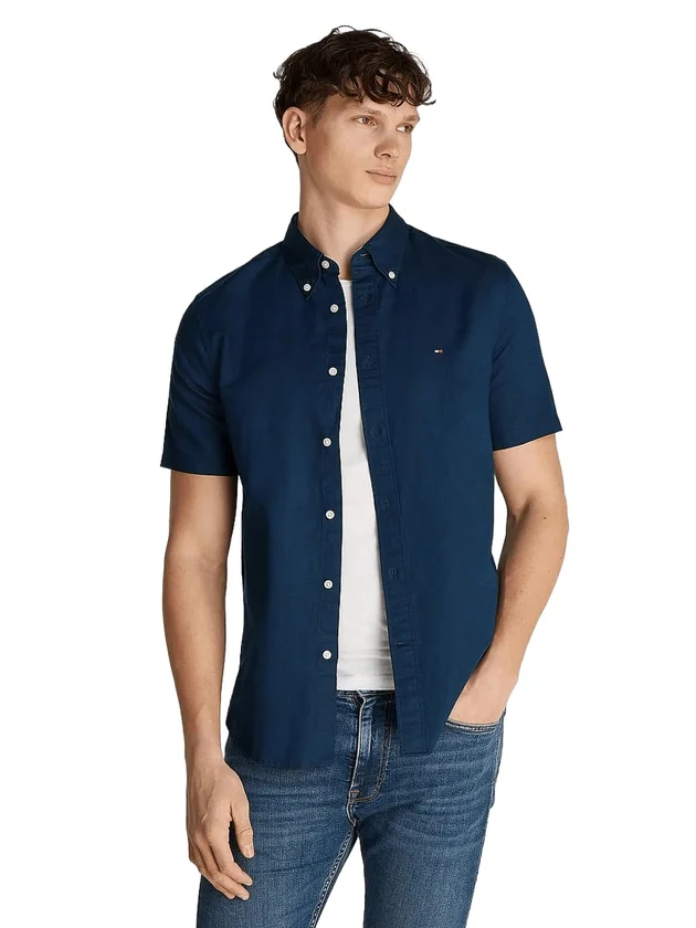 Linen Blend Solid Ss