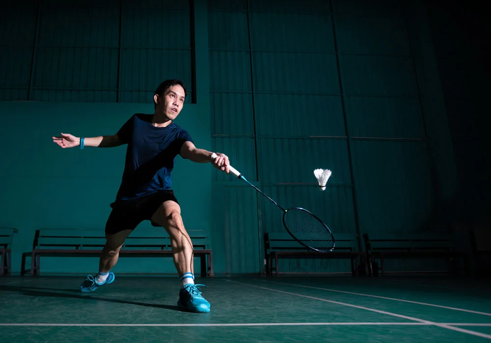 Joueur de badminton