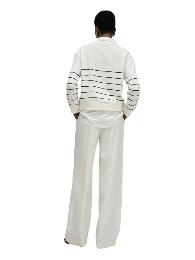 Stripped Twofer Sweatshirt