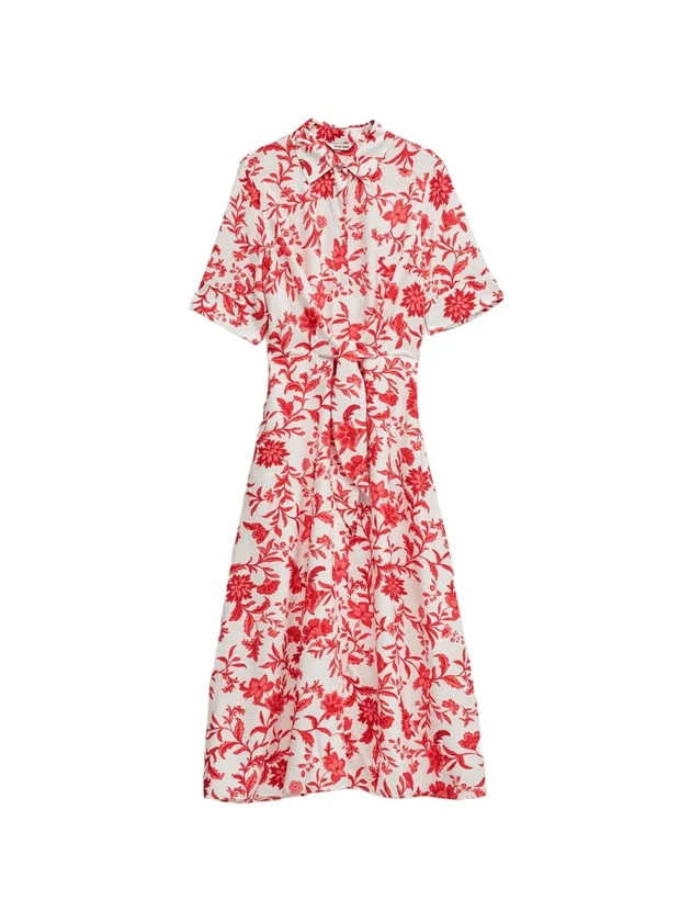 Midi Shirt Dress W Belt