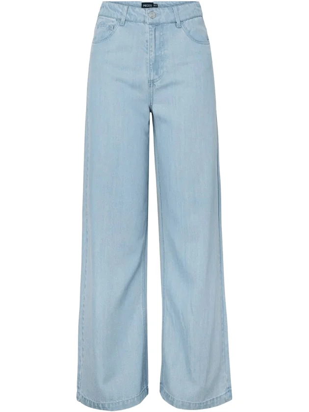 Pcsmidi Mw Wide Denim Jeans