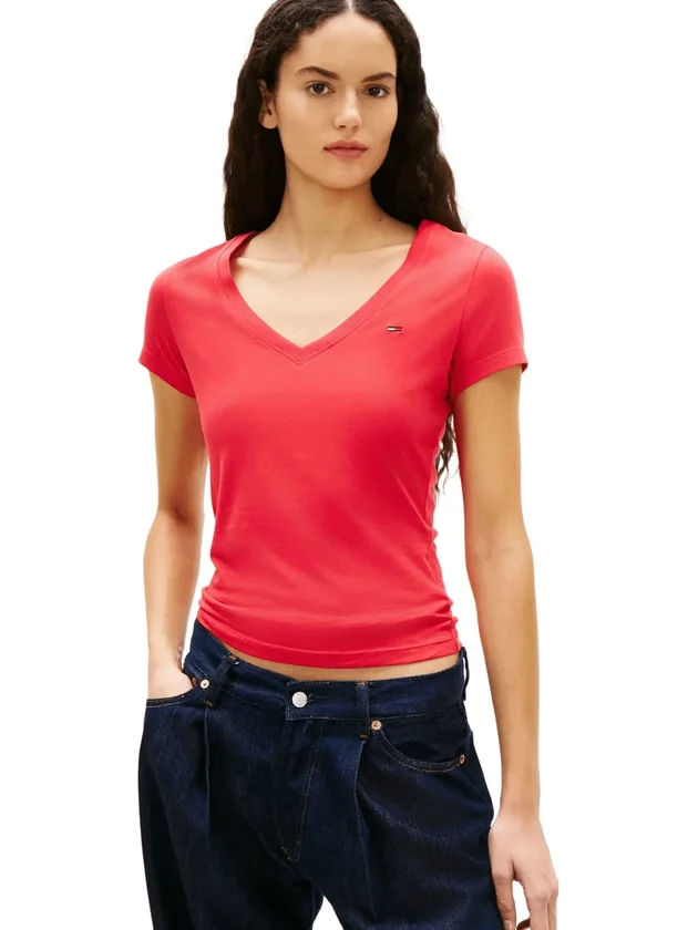 Slim V Neck Tee