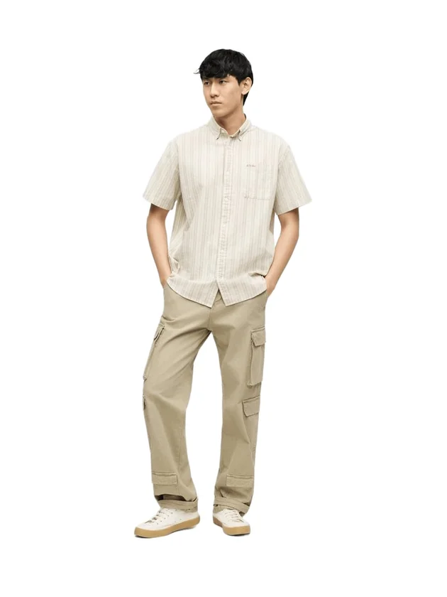 Jjdevin Stripe Shirt Ss