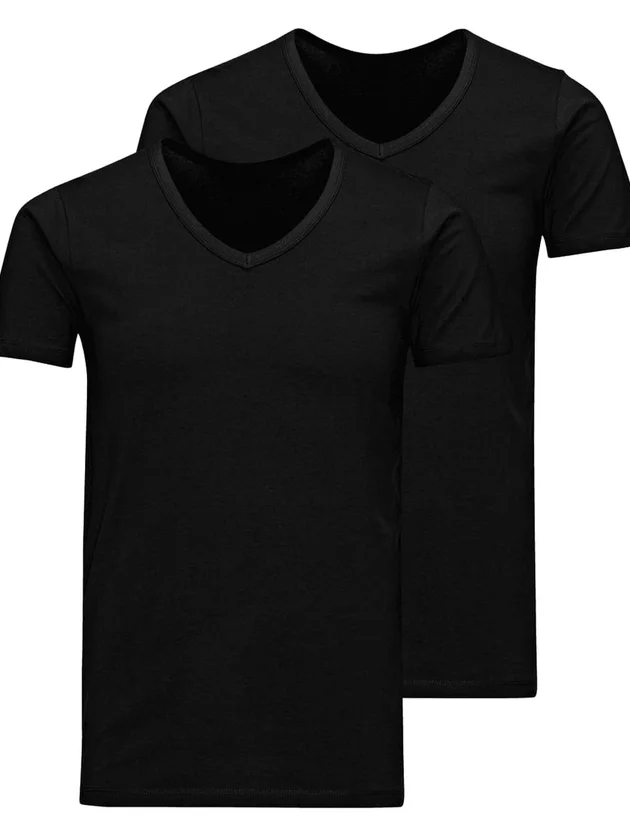 V Neck Tee SS 2 Pack Noos