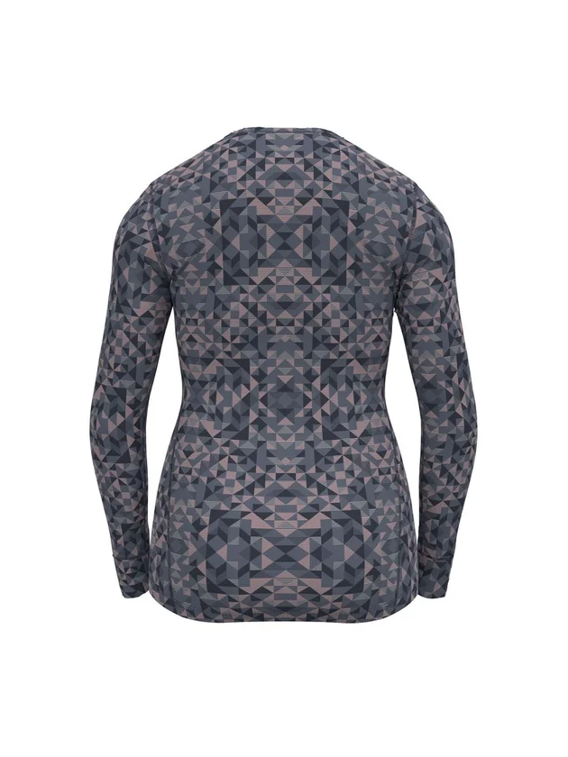 Bl Top Crew Neck Ls Active Warm Eco Gra