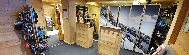 Intérieur du magasin SPORT 2000 LA CLUSAZ PASSION GLISSE