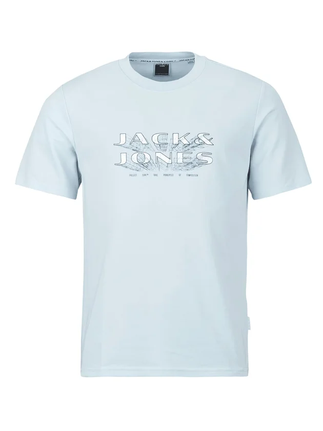 Jcofusion Jj Branding Tee Ss Crew N