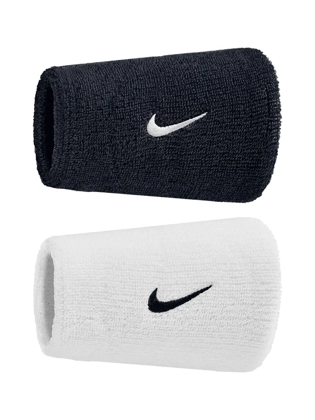 Swoosh Classic Doublewide Wristbands 2PK