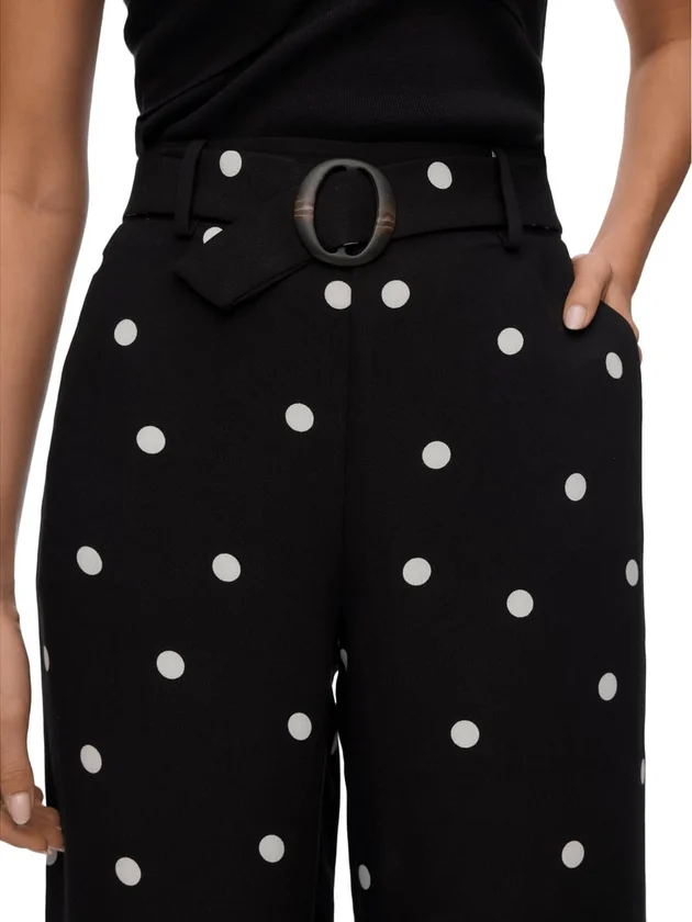 Vmjoan Hw Wide Pant Wvn Btq