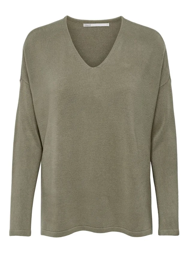 Amalia LS V Neck CC Knit