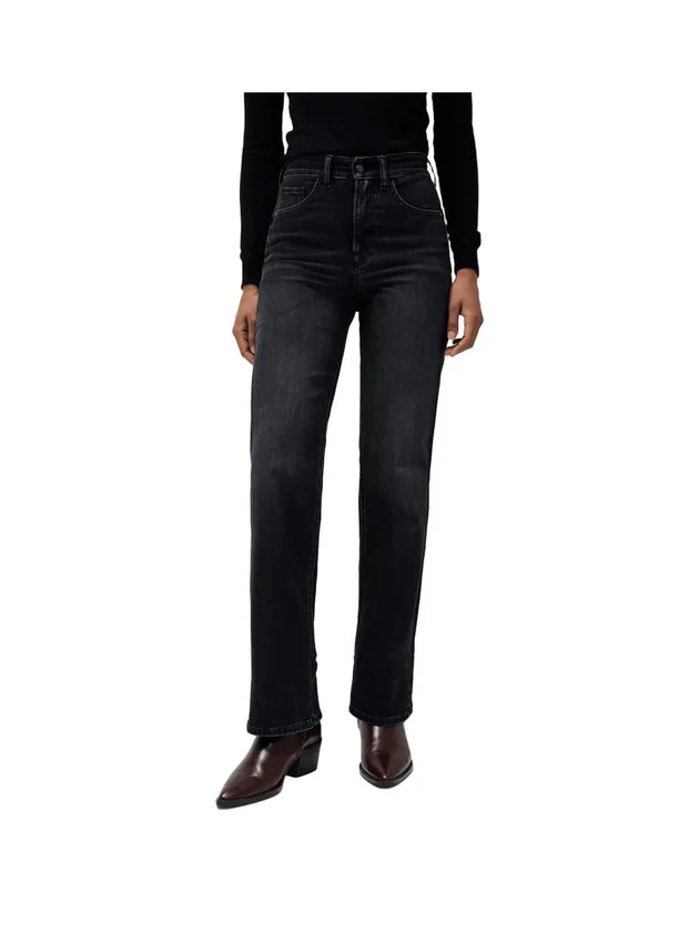 Faith Straight Black Denim