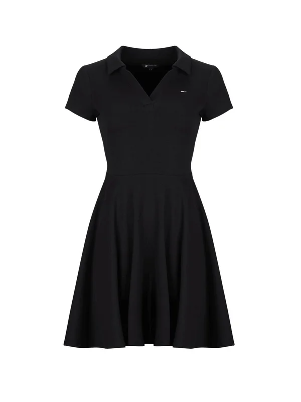 Rib Fit And Flare Polo Min
