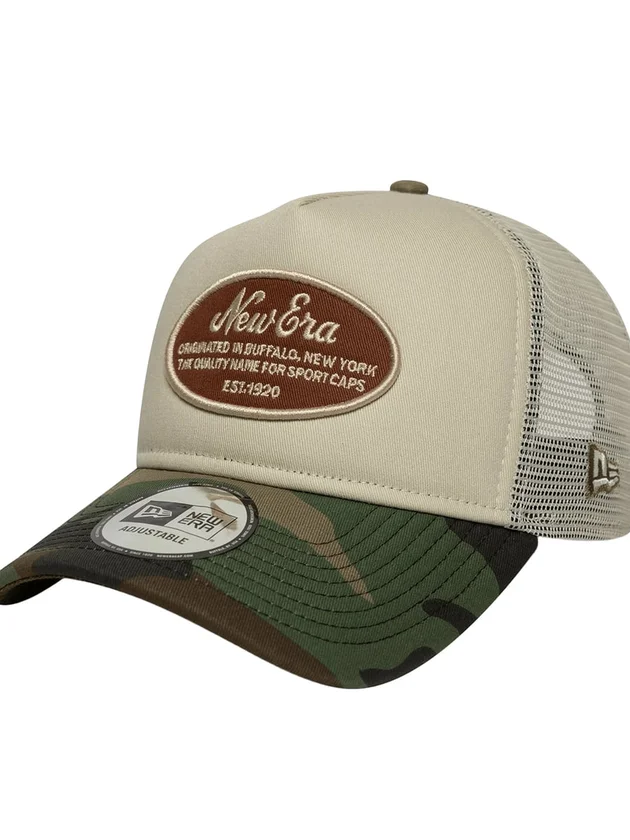 Oval Patch Camo Trucker