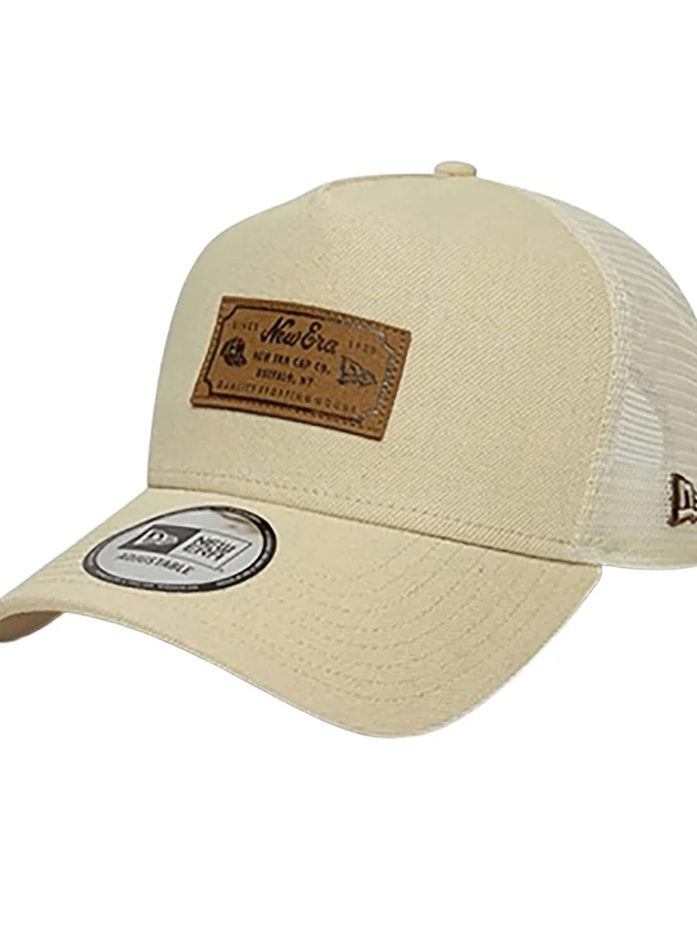 Denim Leather Patch Trucker Cam