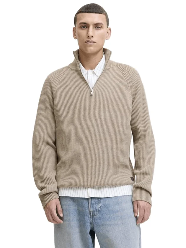 Jjpannel Knit Half Zip AW25