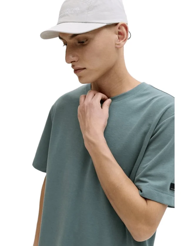 Jcofusion Badge Tee Ss Crew Neck Ln