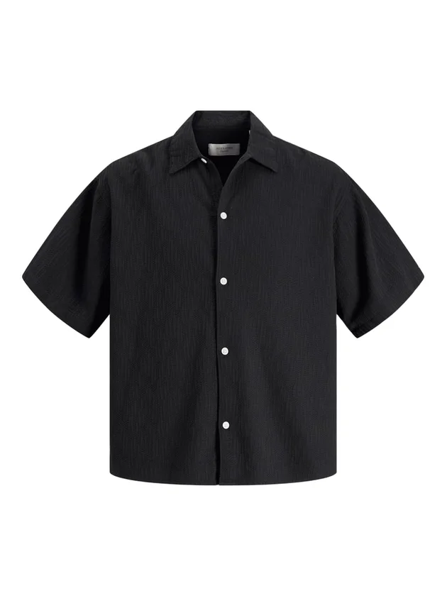 Jormontauk Wavy Texture Shirt SS SN