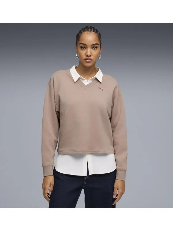 Elevated Comfort V Neck Crew