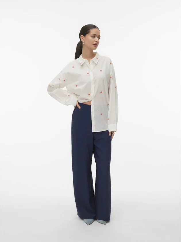 Vmodona Ls Shirt Wvn Noos