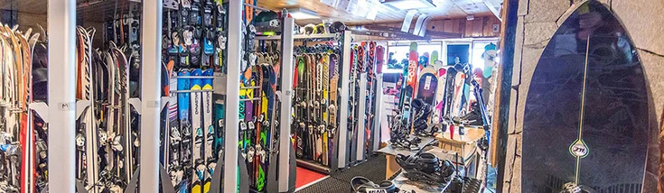 Intérieur du magasin SPORT 2000 SERRE CHEVALIER VILLENEUVE SPORT'S MOUNTAIN