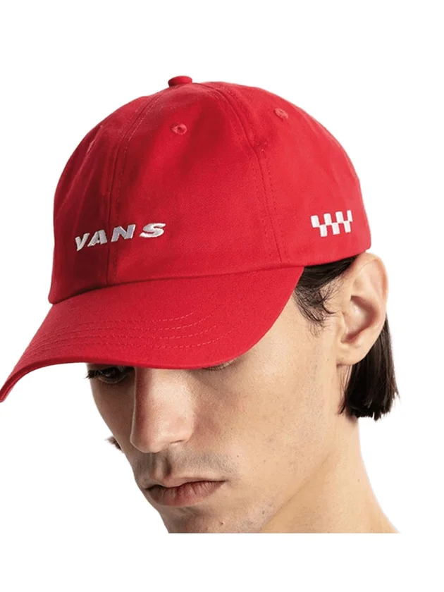 Check Side Curved Bill Jockey