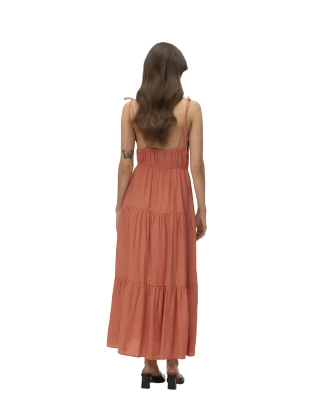 Athena Singlet Detail Ankle Dress Wvn