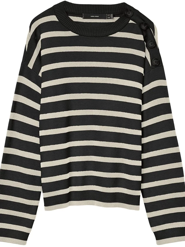 Saba LS O-Neck Button Pullover Ga Noos