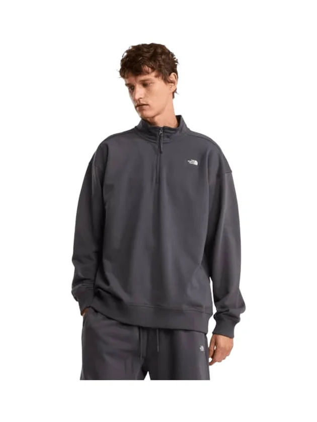 Essential Light Relaxed 1 4 Zip Crew