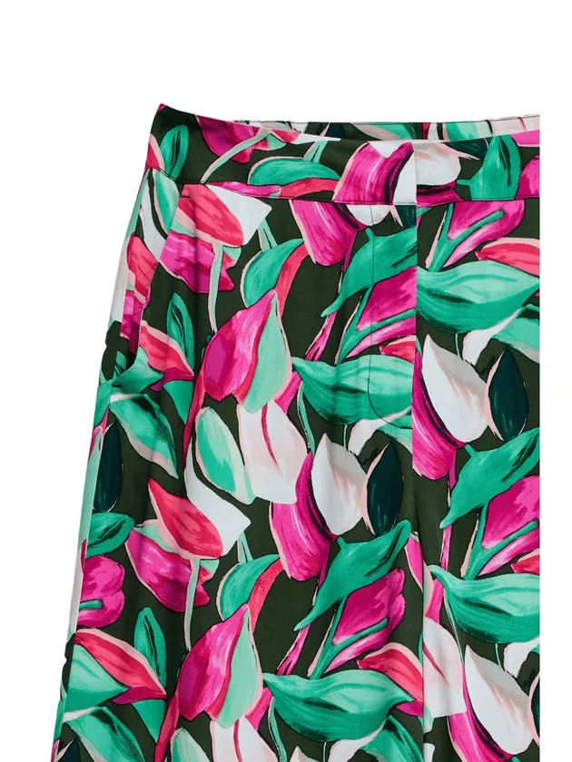 Print Hight Rise Pants