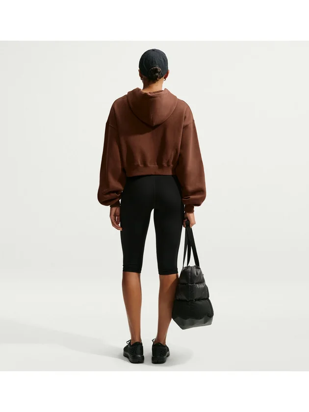 NSW Studio Fleece Midweight Oversized Cropped Full Zip