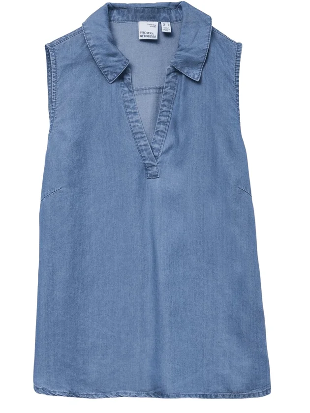 Harper Sl Collar Short Tencel Top
