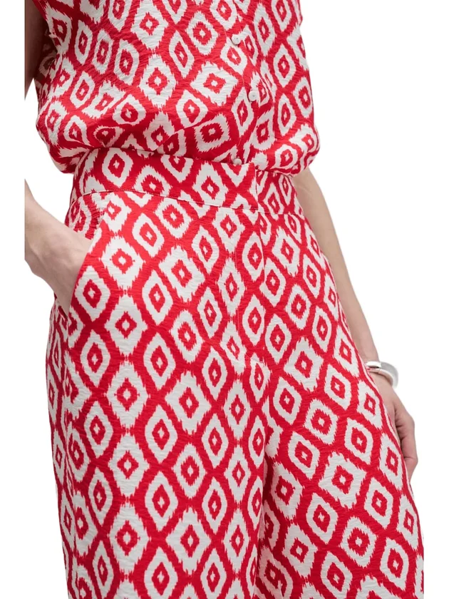 Print Hight Rise Pants