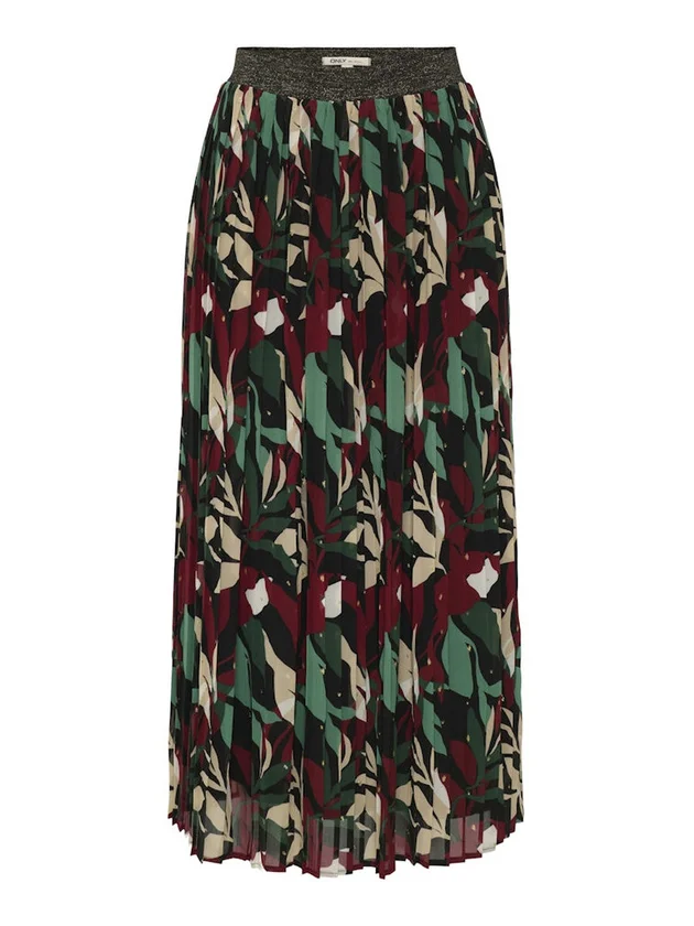 Gabri Fr Plisse Midi Skirt Wvn Cs