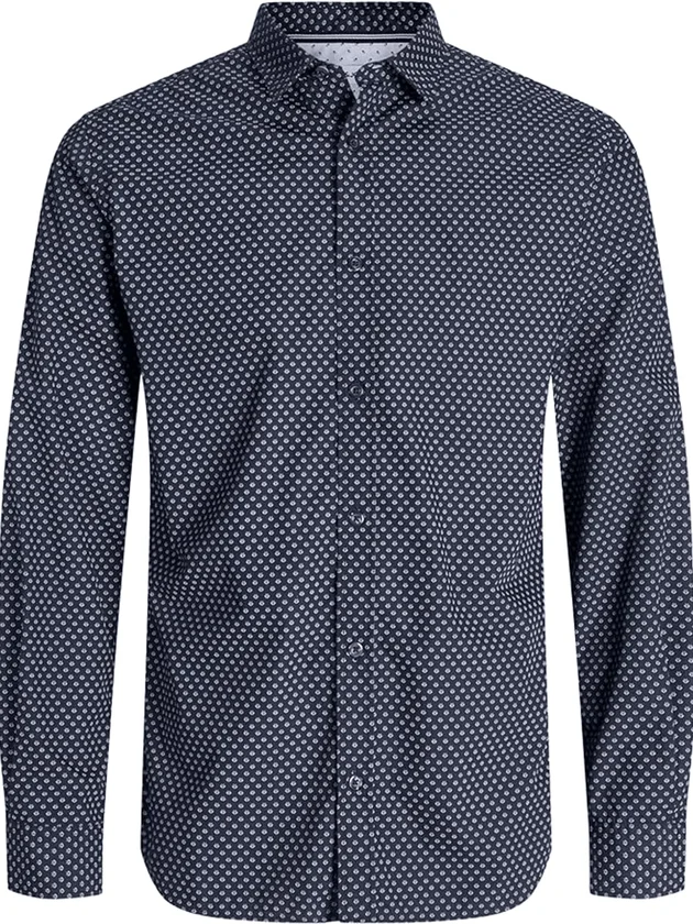 Jjmatheo Print Detail Shirt L S