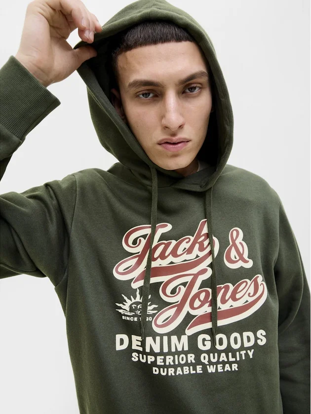 JJElogo Sweat Hood 2 Col 25 26 Noos