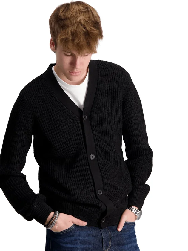 Connor Knit V Neck Cardigan