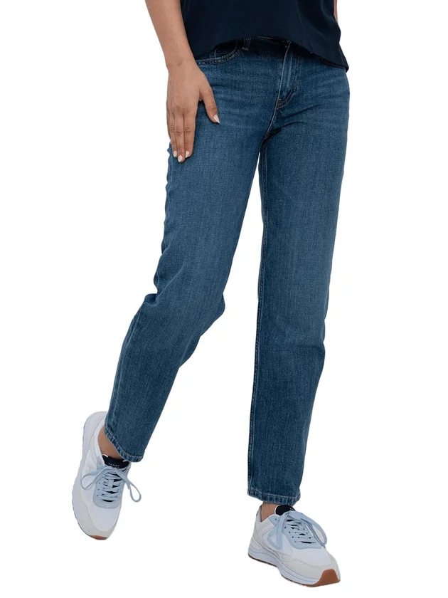 Classic Straight Rw Mid Blue