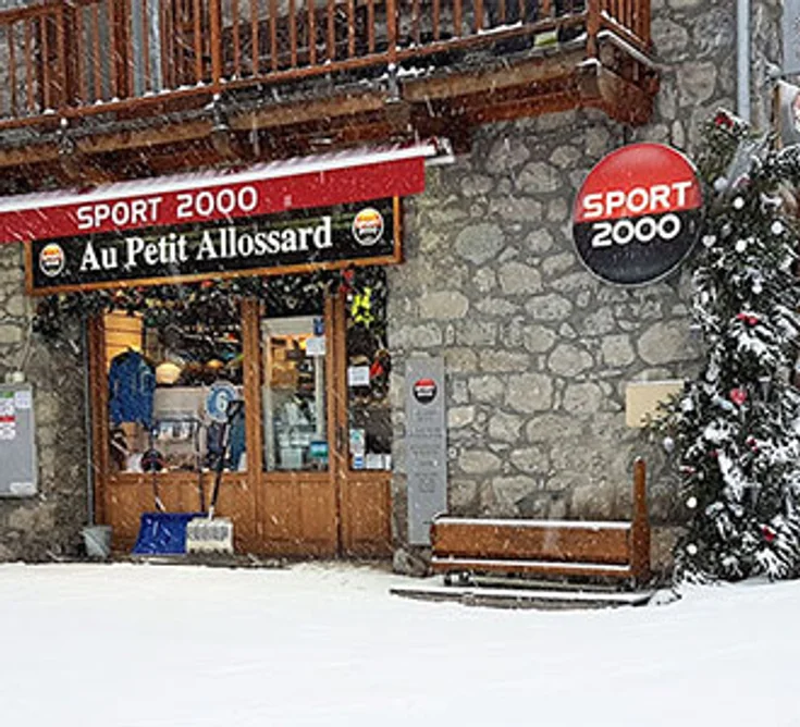 Extérieur du magasin SPORT 2000 VAL D'ALLOS LE VILLAGE AU PETIT ALLOSSARD